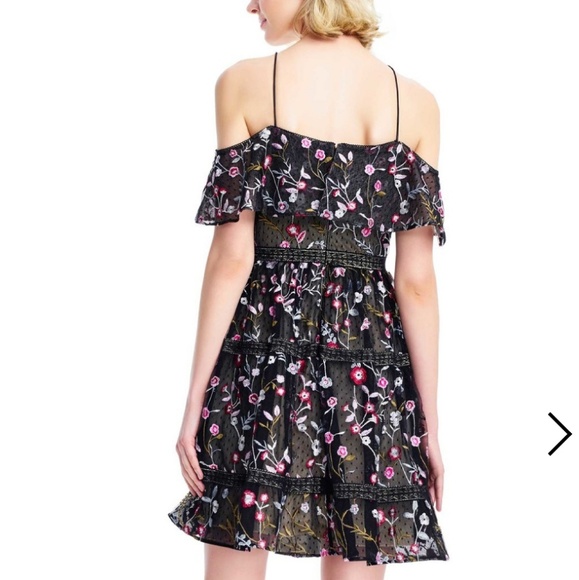 ADRIANNA PAPELL EMBROIDEREY PARTY DRESS - Picture 3 of 7